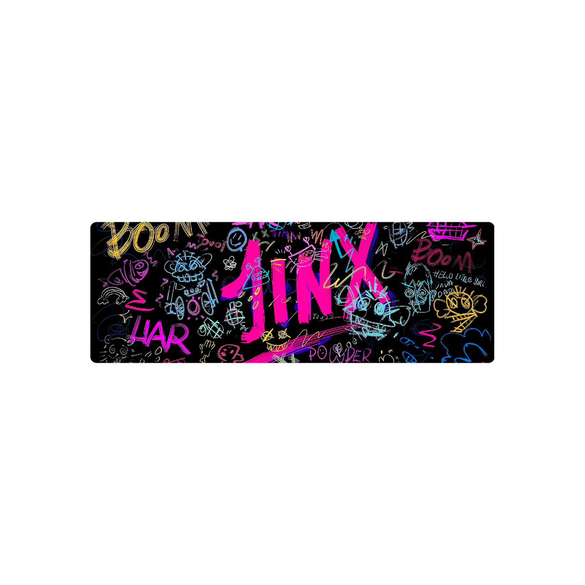 Mousepad Graffiti Jinx 120x48 PRO | Custom