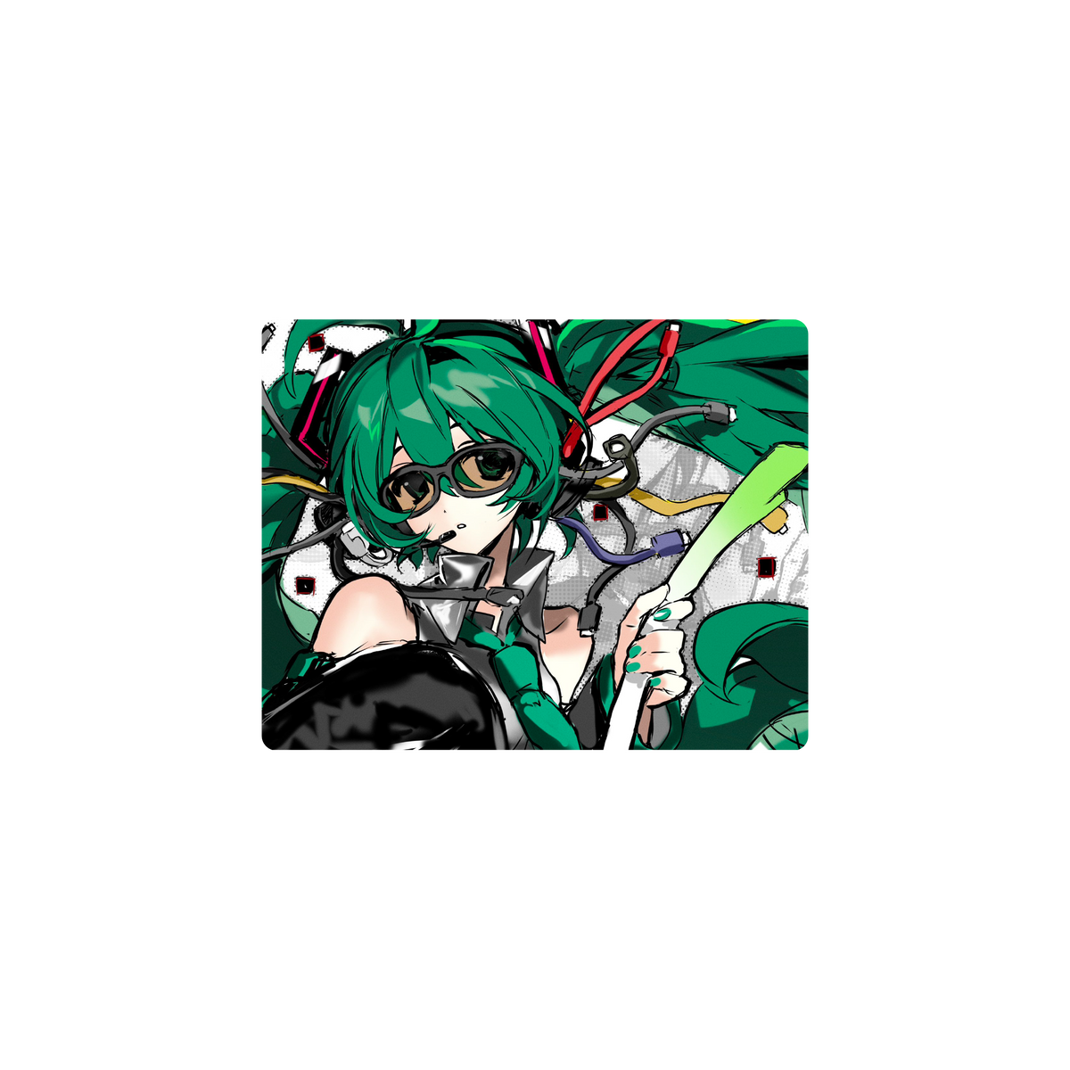 Mousepad miku verde 50x40 PRO | Custom