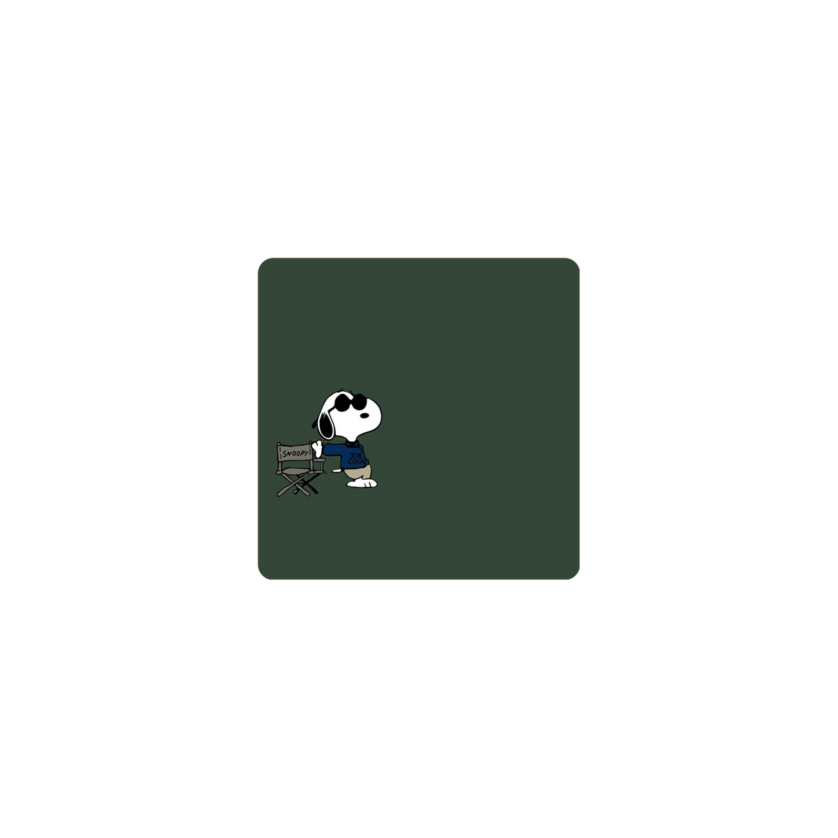 Mousepad snoopy cooll 25x25 Classic | Custom