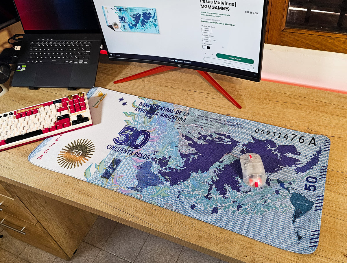 Mousepad 50 Pesos Malvinas PRO | NOTMID