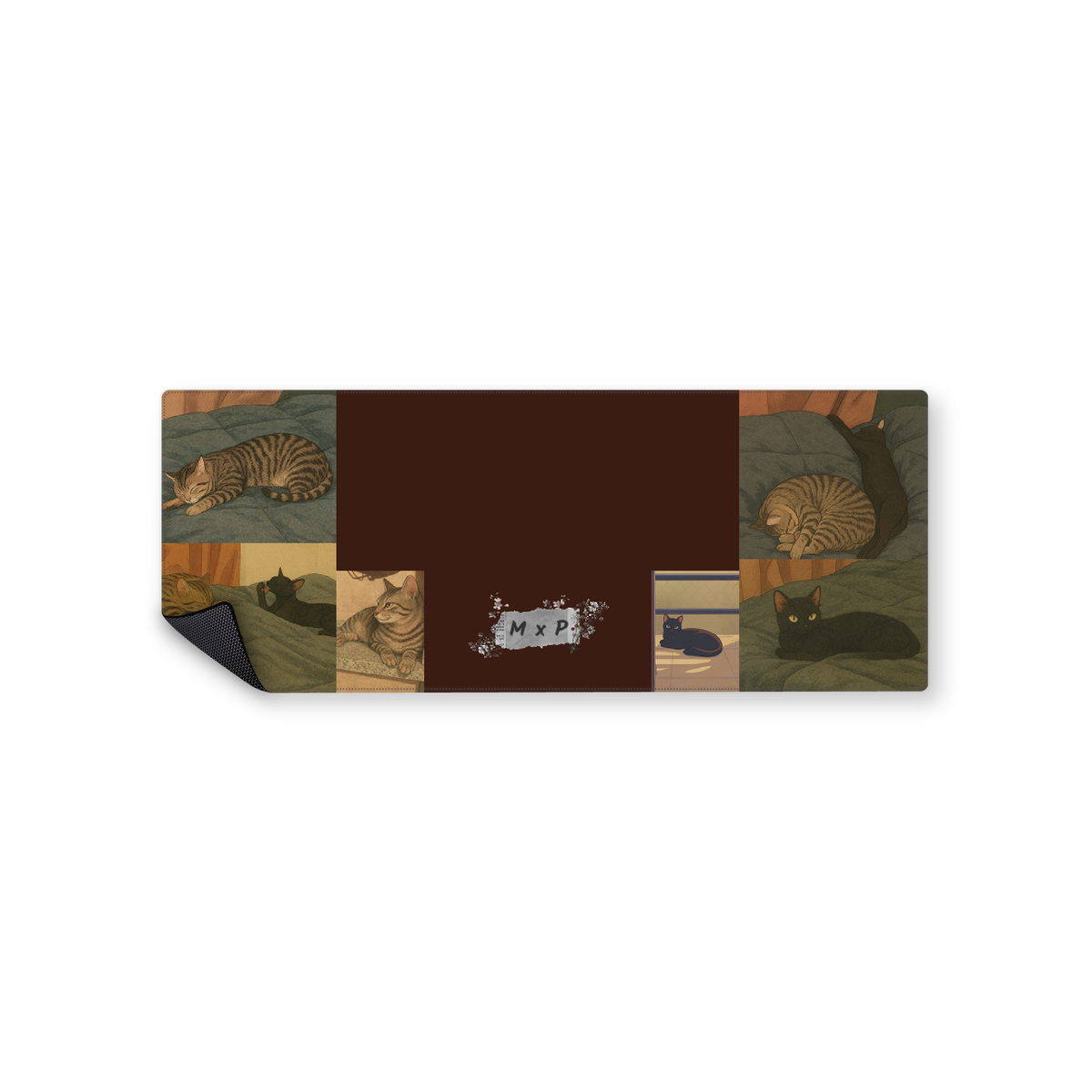 Mousepad Collage de gatos 82x32 Classic | Custom