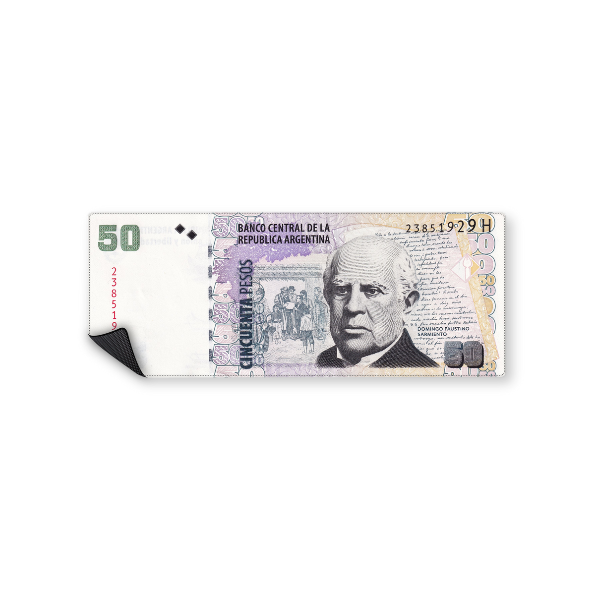 Mousepad 50 pesos 75x32 PRO | Custom