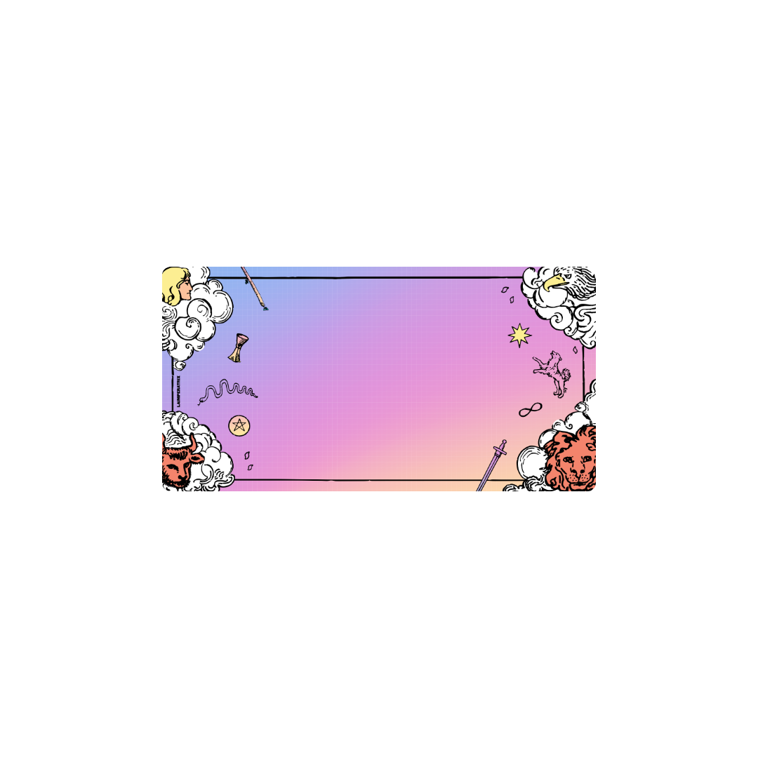 Mockup Mousepad Gradient 58x30 Classic | PERSONALIZADO