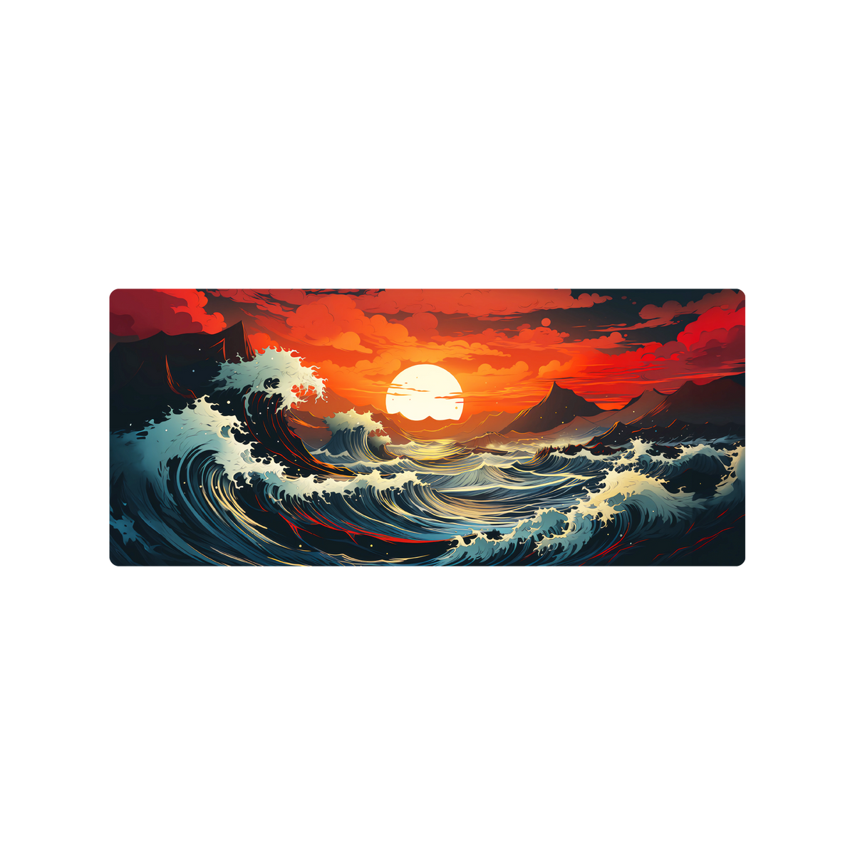 Mousepad gran ola kanagawa sunset 70x30 PRO | Custom